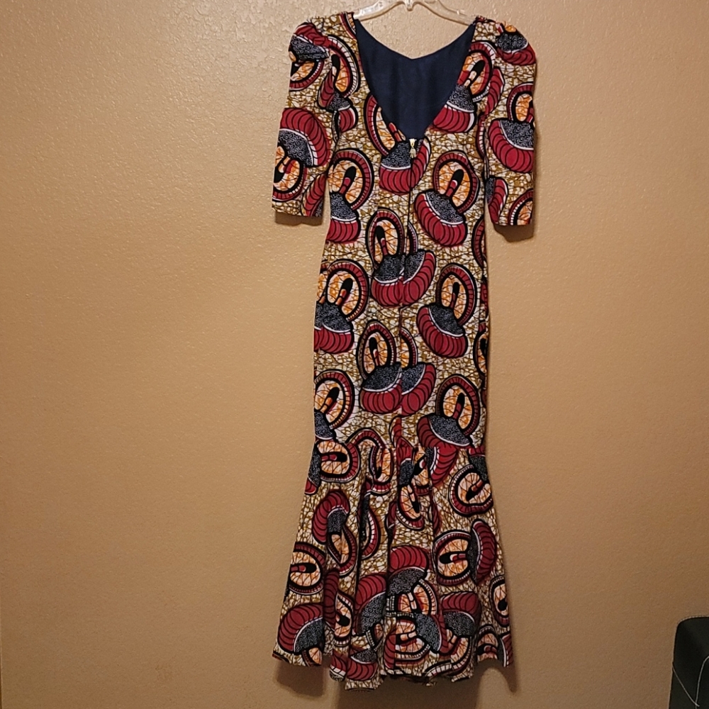 Hand made African print dress - Picture 2 of 11